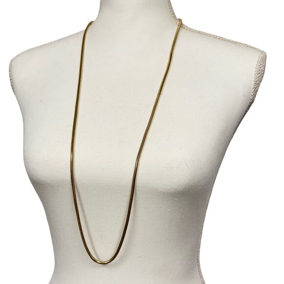 Sarah Coventry Jewelry - Vintage Sarah Coventry Gold Tone Extra Long Chain Necklace Womens Costume